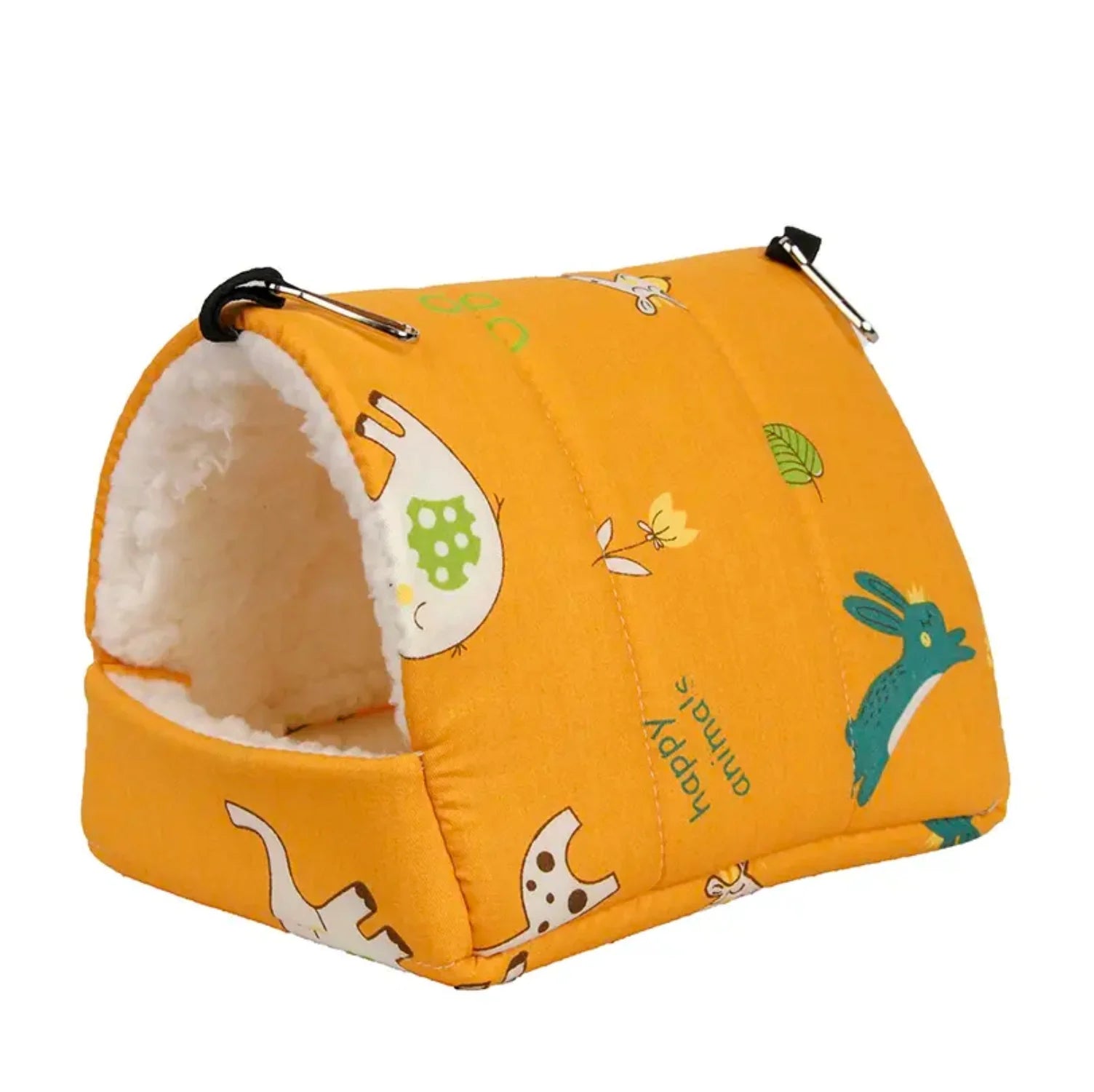 Hanging Small Pet Bed for Hamsters, Golden Bears, and Sugar Gliders - Cozy & Cute Animal - Printed Nest