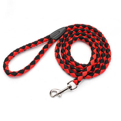 Easy To Control Non Retractable Nylon Braided Dog Leash