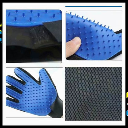 Pet Glove Anti-Bite Cat Grooming Gloves Dog Bath Clean Massage Hair Remover Brush Cat Hair Deshedding Comb Right or Left Hand
